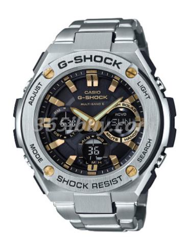 卡西欧男表G-SHOCK系列/表盘GST-W110D-1A9