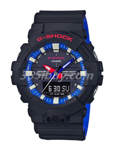 卡西欧男表G-SHOCK系列/表盘GA-800LT-1A